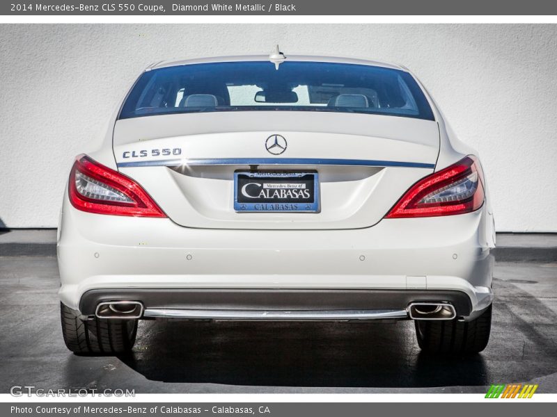 Diamond White Metallic / Black 2014 Mercedes-Benz CLS 550 Coupe