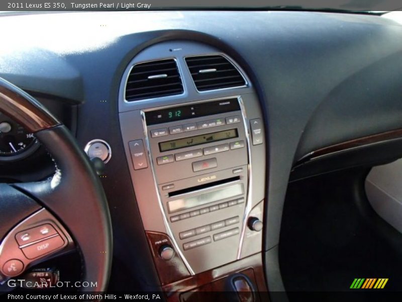 Tungsten Pearl / Light Gray 2011 Lexus ES 350