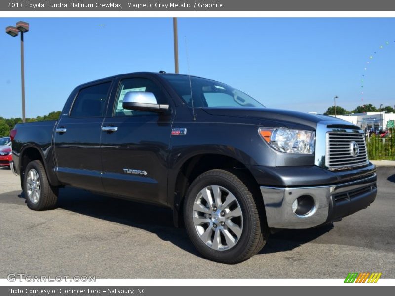 Magnetic Gray Metallic / Graphite 2013 Toyota Tundra Platinum CrewMax