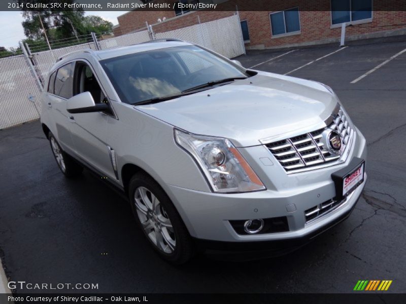 Radiant Silver Metallic / Ebony/Ebony 2014 Cadillac SRX Performance