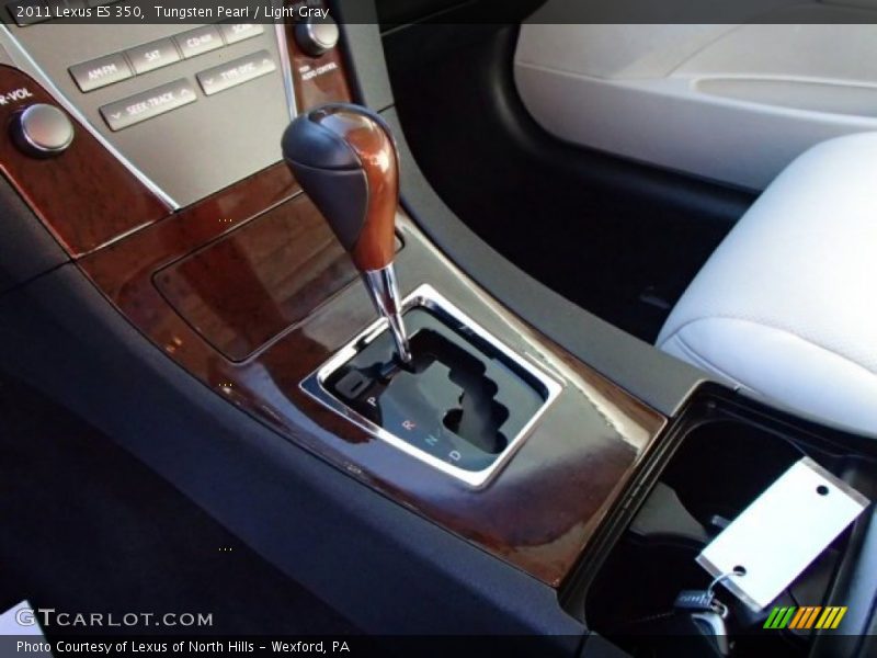 Tungsten Pearl / Light Gray 2011 Lexus ES 350