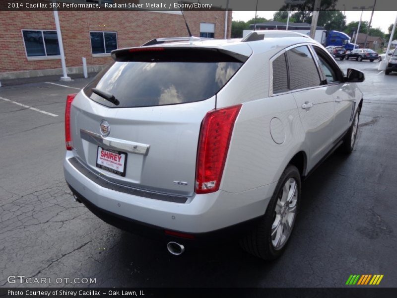 Radiant Silver Metallic / Ebony/Ebony 2014 Cadillac SRX Performance