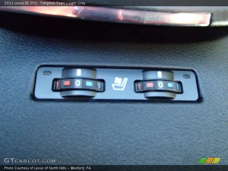 Tungsten Pearl / Light Gray 2011 Lexus ES 350
