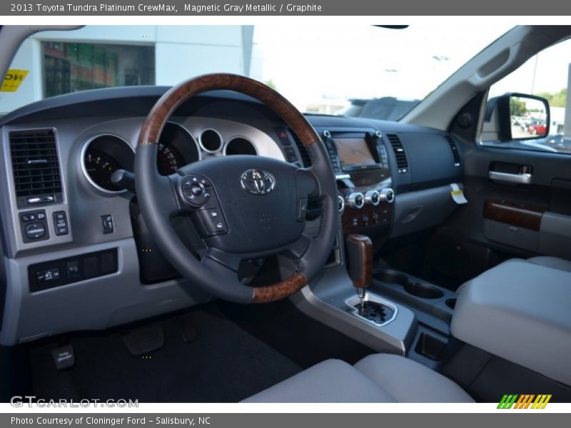 Magnetic Gray Metallic / Graphite 2013 Toyota Tundra Platinum CrewMax