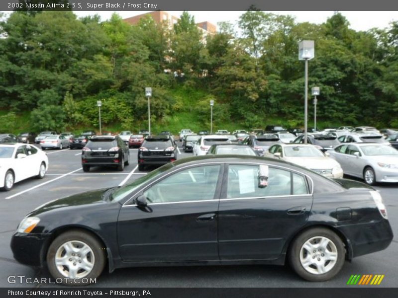 Super Black / Frost Gray 2002 Nissan Altima 2.5 S