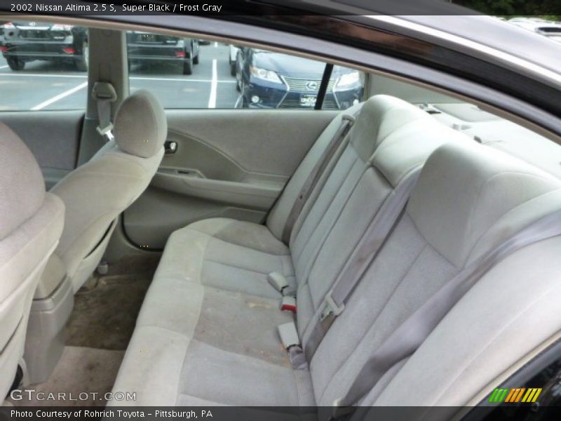 Super Black / Frost Gray 2002 Nissan Altima 2.5 S