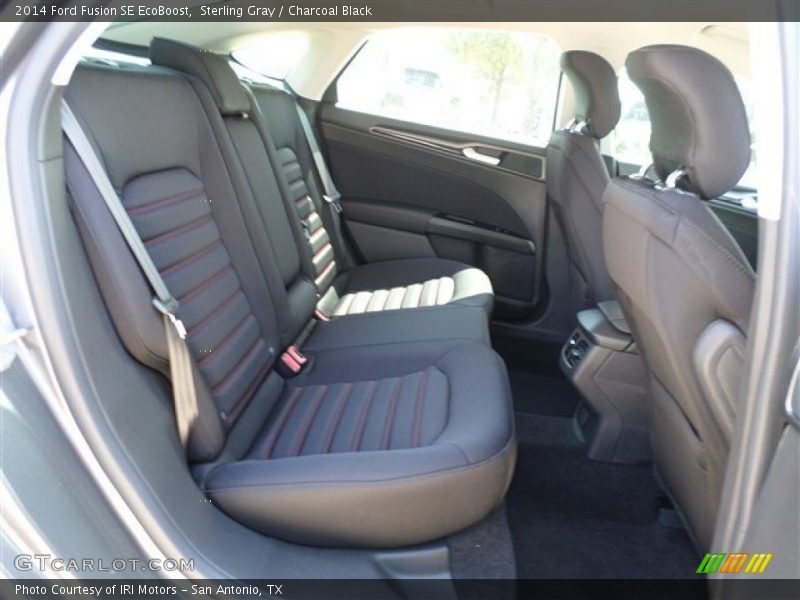Rear Seat of 2014 Fusion SE EcoBoost