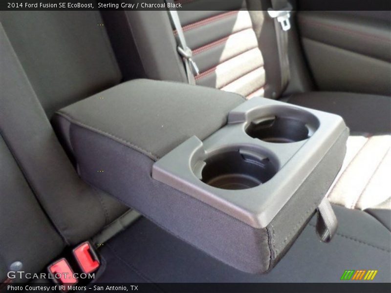 Sterling Gray / Charcoal Black 2014 Ford Fusion SE EcoBoost