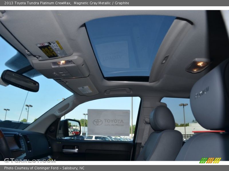 Magnetic Gray Metallic / Graphite 2013 Toyota Tundra Platinum CrewMax