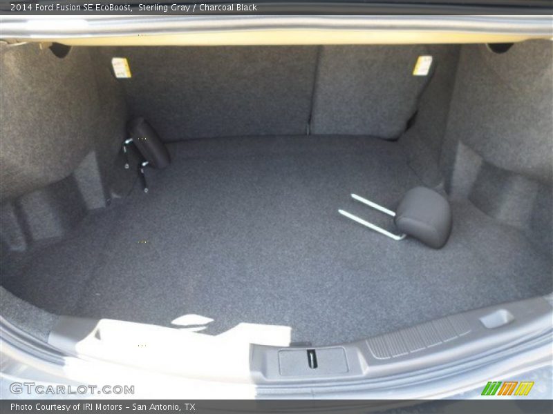 Sterling Gray / Charcoal Black 2014 Ford Fusion SE EcoBoost