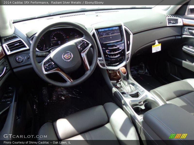 Radiant Silver Metallic / Ebony/Ebony 2014 Cadillac SRX Performance