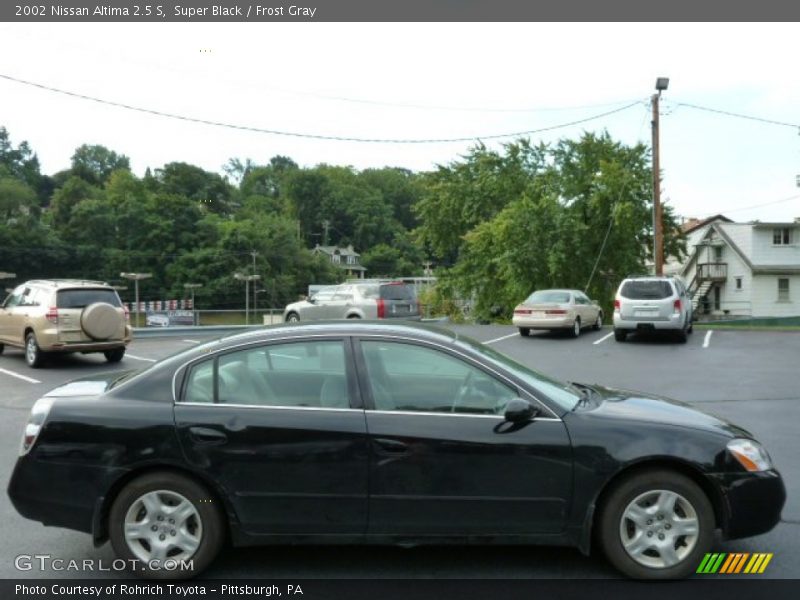 Super Black / Frost Gray 2002 Nissan Altima 2.5 S