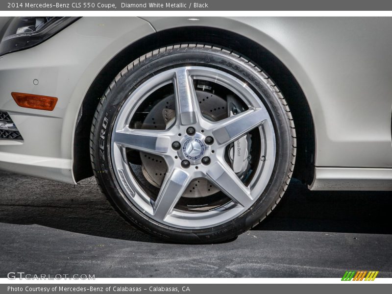 Diamond White Metallic / Black 2014 Mercedes-Benz CLS 550 Coupe