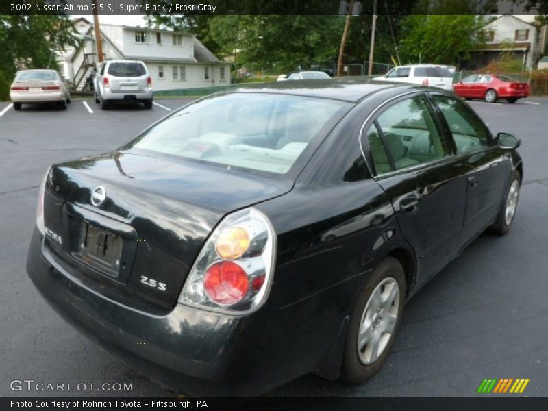 Super Black / Frost Gray 2002 Nissan Altima 2.5 S