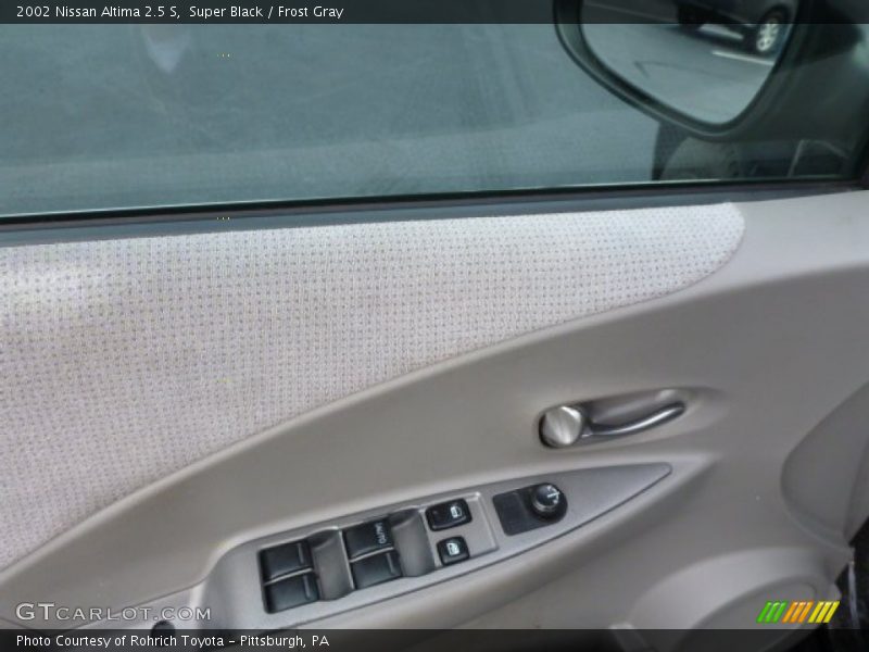 Super Black / Frost Gray 2002 Nissan Altima 2.5 S