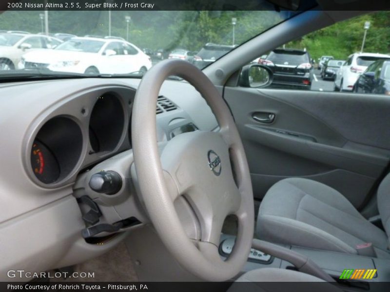 Super Black / Frost Gray 2002 Nissan Altima 2.5 S