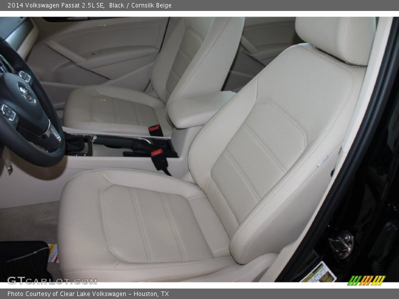 Black / Cornsilk Beige 2014 Volkswagen Passat 2.5L SE