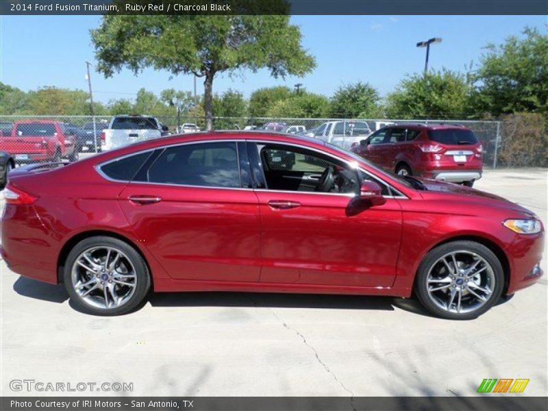  2014 Fusion Titanium Ruby Red