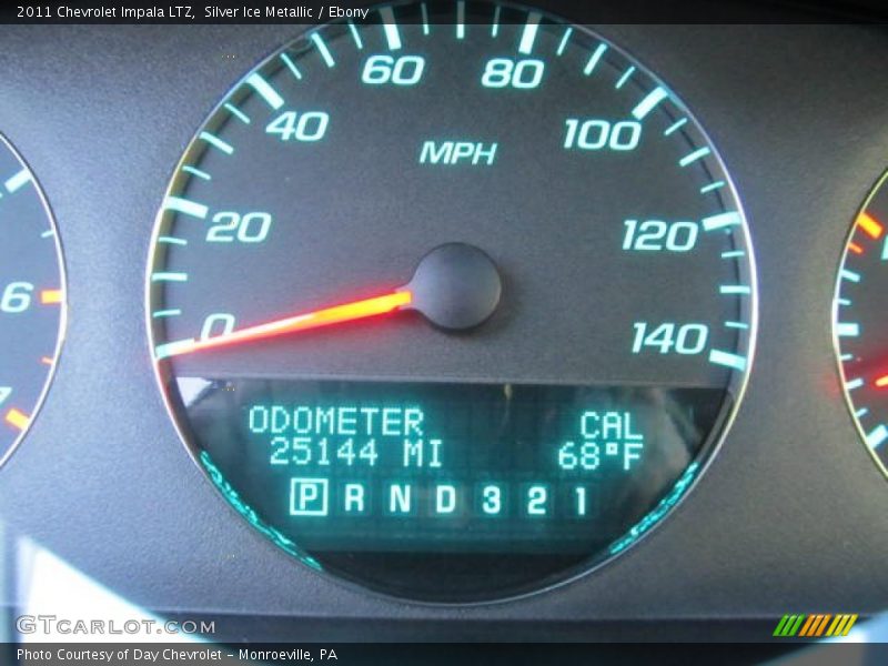 Silver Ice Metallic / Ebony 2011 Chevrolet Impala LTZ