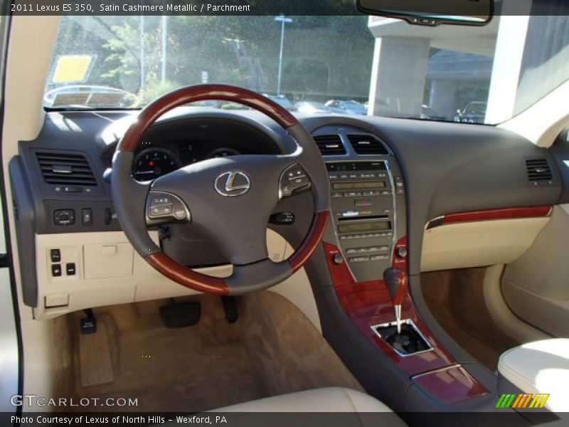 Satin Cashmere Metallic / Parchment 2011 Lexus ES 350