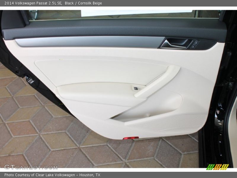 Black / Cornsilk Beige 2014 Volkswagen Passat 2.5L SE