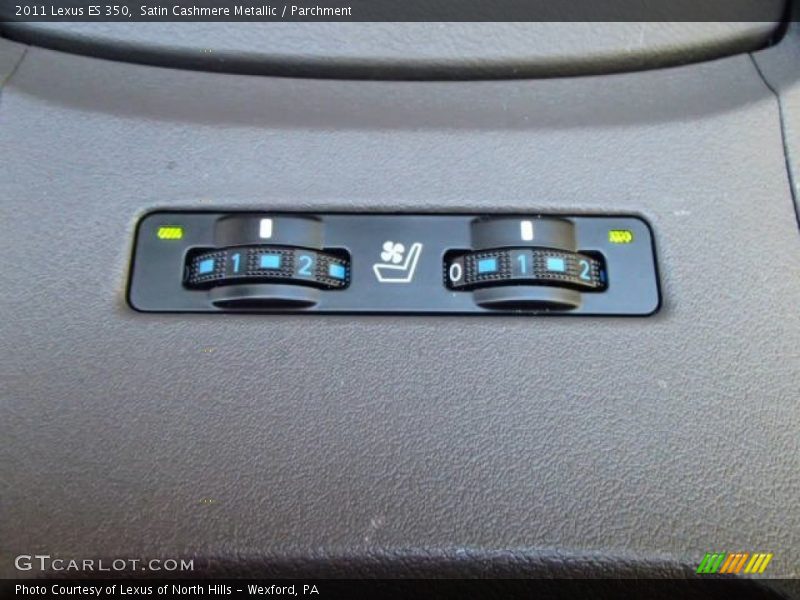 Satin Cashmere Metallic / Parchment 2011 Lexus ES 350