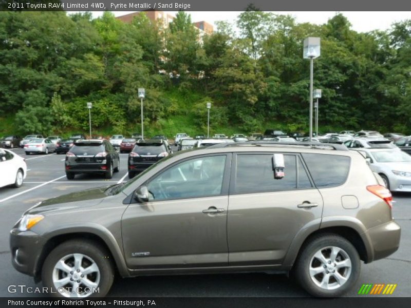 Pyrite Metallic / Sand Beige 2011 Toyota RAV4 Limited 4WD