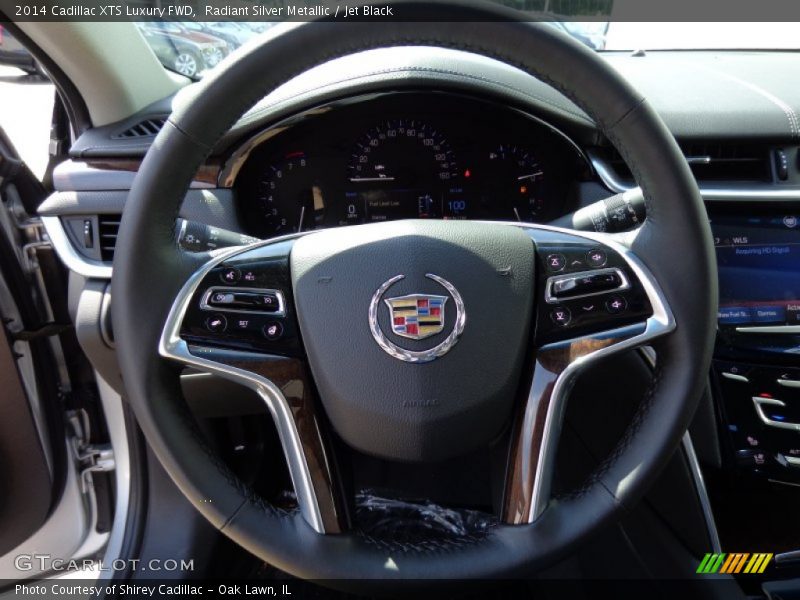 Radiant Silver Metallic / Jet Black 2014 Cadillac XTS Luxury FWD