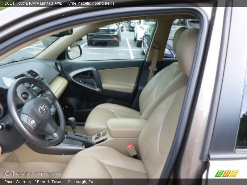 Pyrite Metallic / Sand Beige 2011 Toyota RAV4 Limited 4WD