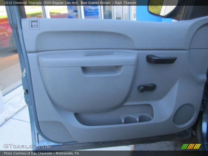 Blue Granite Metallic / Dark Titanium 2010 Chevrolet Silverado 1500 Regular Cab 4x4