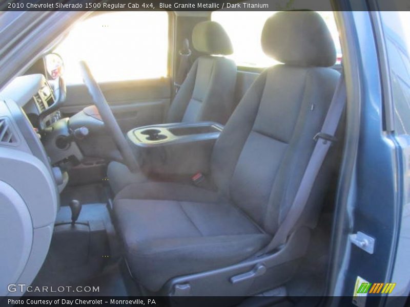 Blue Granite Metallic / Dark Titanium 2010 Chevrolet Silverado 1500 Regular Cab 4x4
