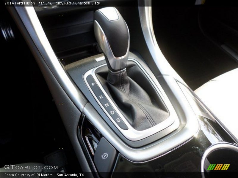 Ruby Red / Charcoal Black 2014 Ford Fusion Titanium