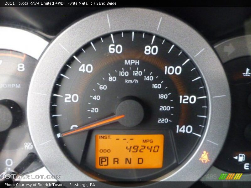 Pyrite Metallic / Sand Beige 2011 Toyota RAV4 Limited 4WD