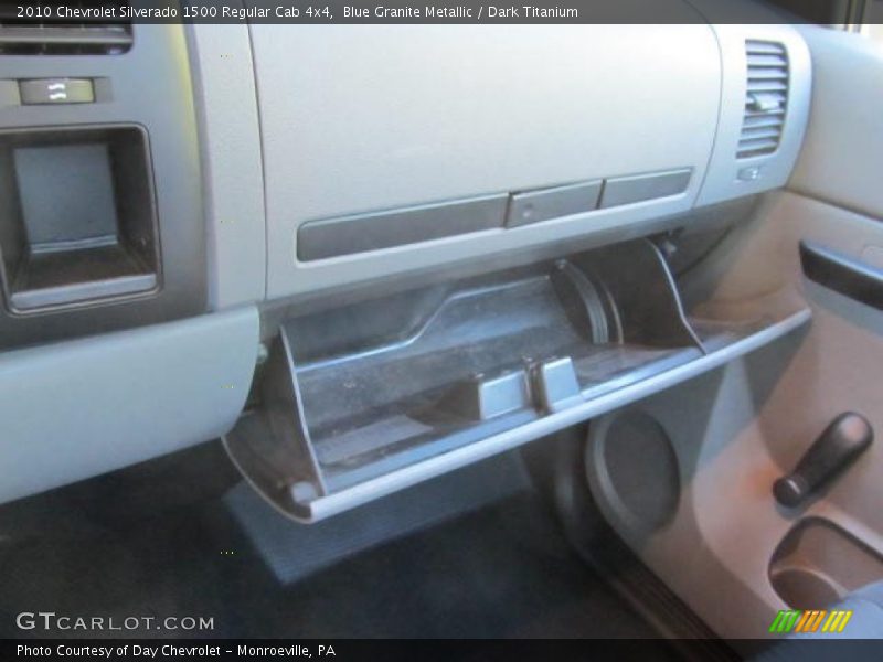 Blue Granite Metallic / Dark Titanium 2010 Chevrolet Silverado 1500 Regular Cab 4x4