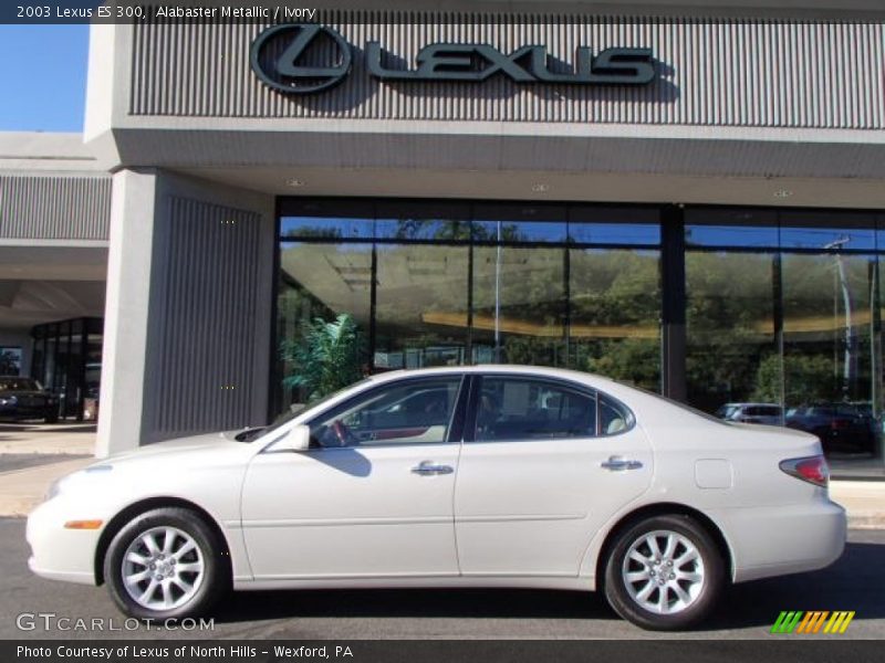Alabaster Metallic / Ivory 2003 Lexus ES 300