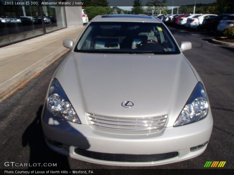 Alabaster Metallic / Ivory 2003 Lexus ES 300