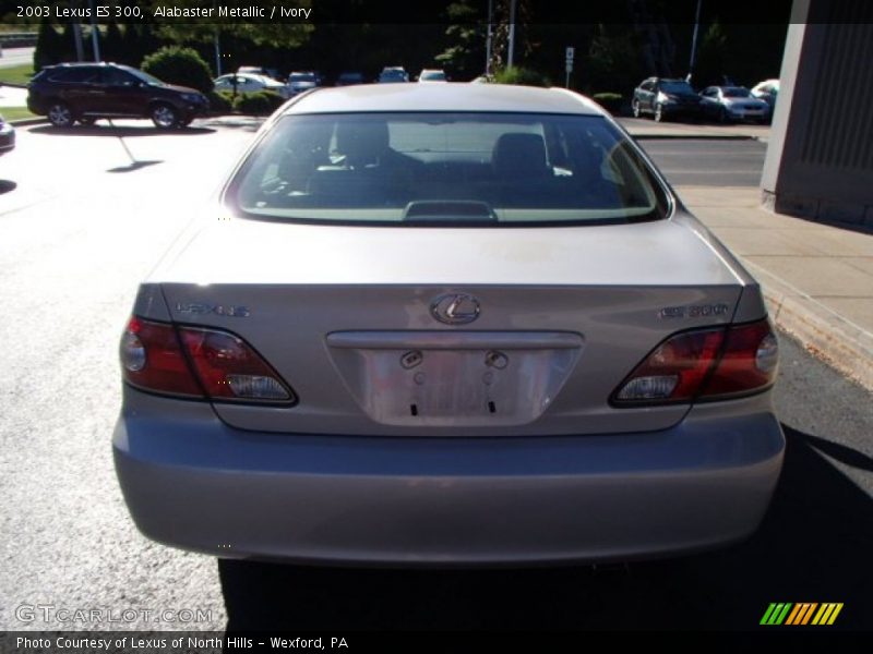 Alabaster Metallic / Ivory 2003 Lexus ES 300