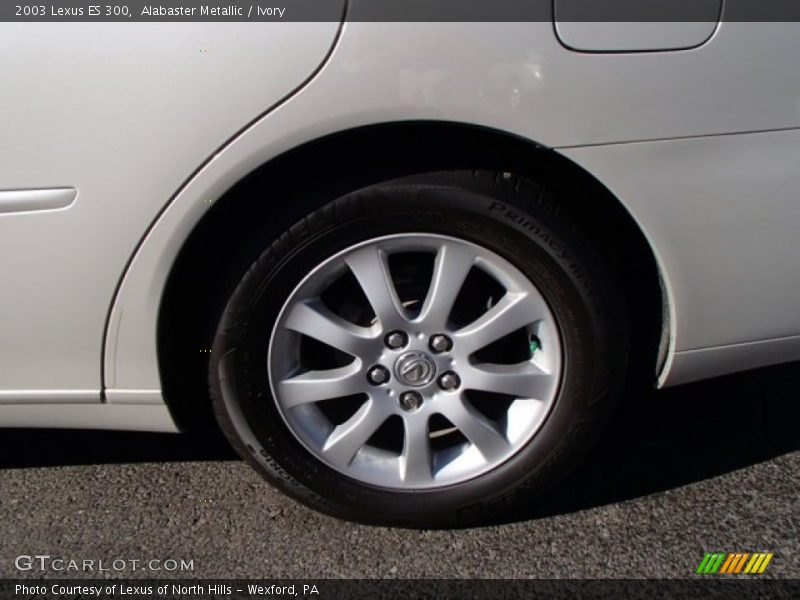 Alabaster Metallic / Ivory 2003 Lexus ES 300
