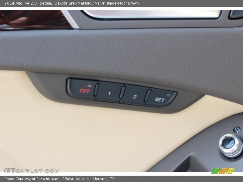 Dakota Grey Metallic / Velvet Beige/Moor Brown 2014 Audi A4 2.0T Sedan