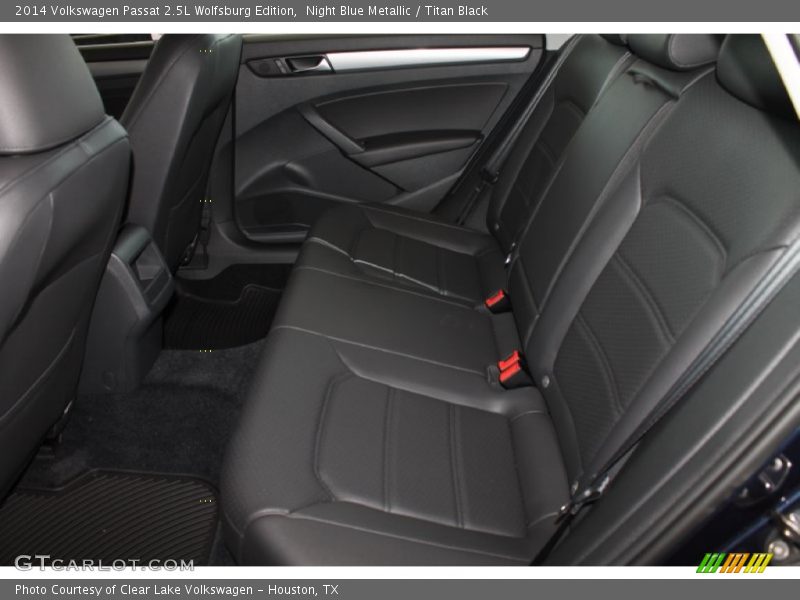 Night Blue Metallic / Titan Black 2014 Volkswagen Passat 2.5L Wolfsburg Edition