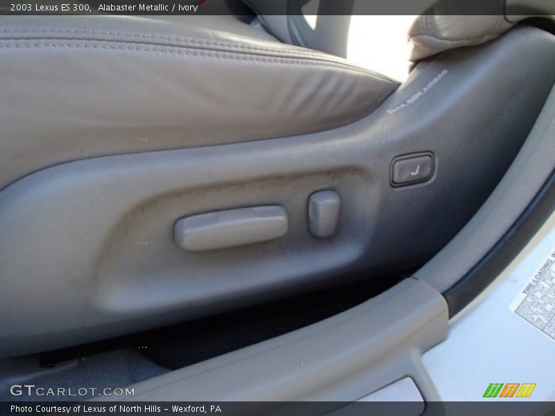 Alabaster Metallic / Ivory 2003 Lexus ES 300