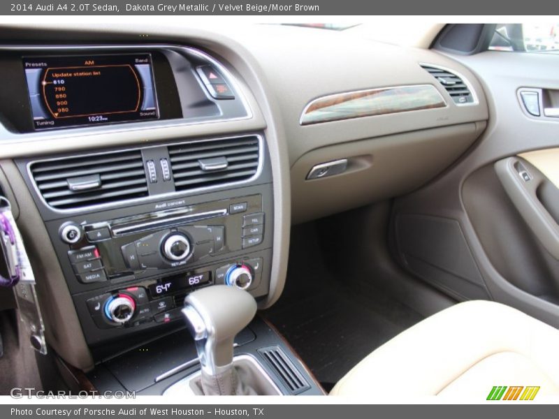 Dakota Grey Metallic / Velvet Beige/Moor Brown 2014 Audi A4 2.0T Sedan
