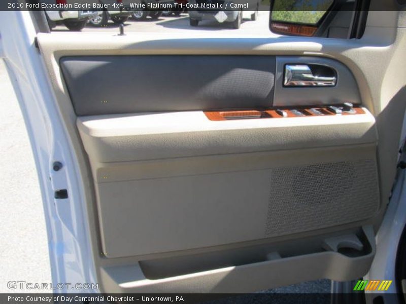 White Platinum Tri-Coat Metallic / Camel 2010 Ford Expedition Eddie Bauer 4x4