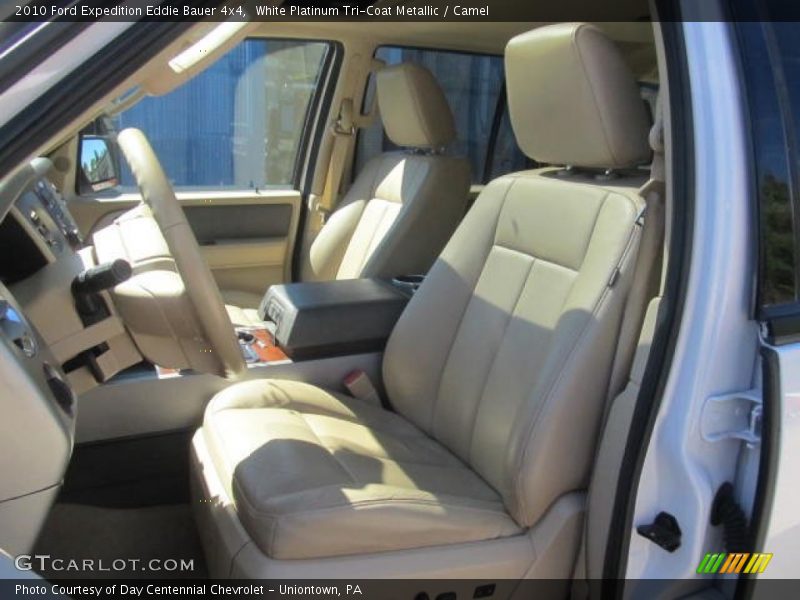 White Platinum Tri-Coat Metallic / Camel 2010 Ford Expedition Eddie Bauer 4x4