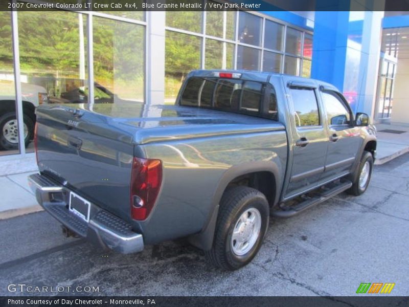Blue Granite Metallic / Very Dark Pewter 2007 Chevrolet Colorado LT Crew Cab 4x4