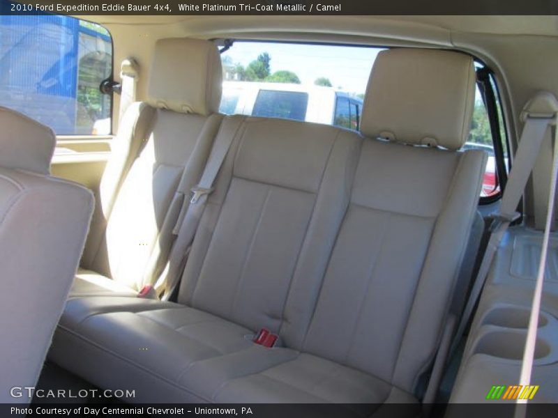White Platinum Tri-Coat Metallic / Camel 2010 Ford Expedition Eddie Bauer 4x4