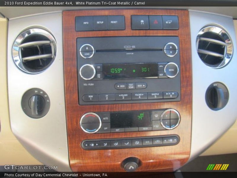 White Platinum Tri-Coat Metallic / Camel 2010 Ford Expedition Eddie Bauer 4x4