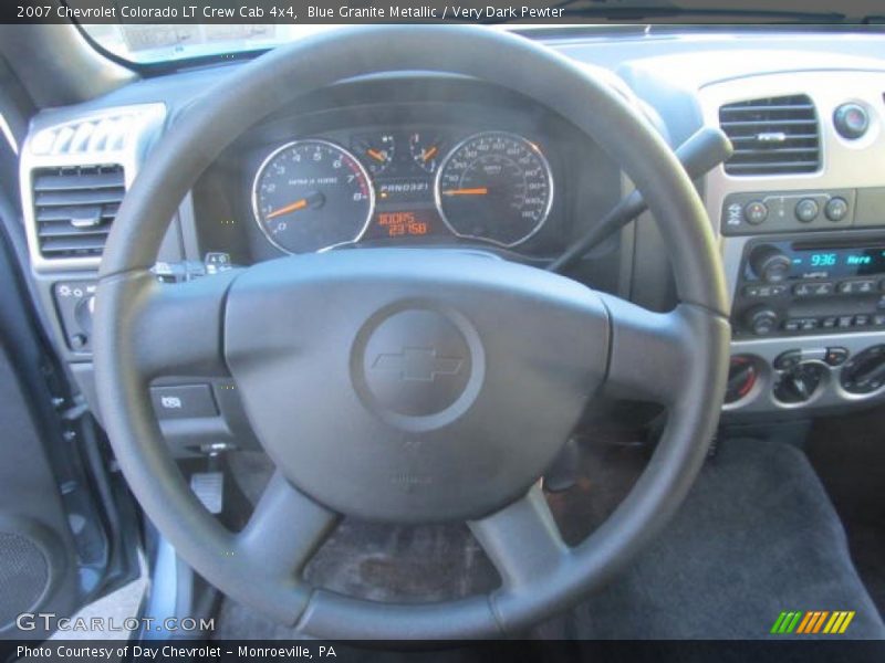Blue Granite Metallic / Very Dark Pewter 2007 Chevrolet Colorado LT Crew Cab 4x4