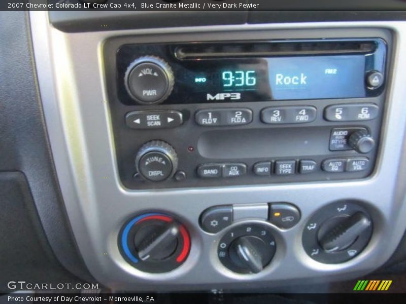 Blue Granite Metallic / Very Dark Pewter 2007 Chevrolet Colorado LT Crew Cab 4x4