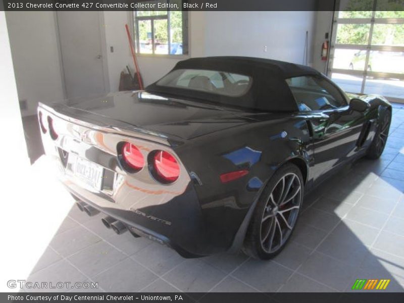 Black / Red 2013 Chevrolet Corvette 427 Convertible Collector Edition